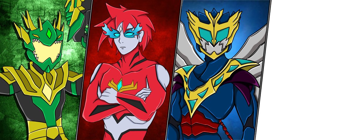 Final output from my side:) Showcasing all of the feelings in one large Frame-
#powerrangers #FinalFantasyVII