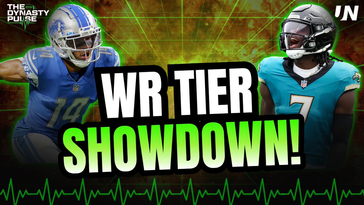🚨 New Dynasty Pulse Drop 🚨

Top Dynasty WR Tiers for 2025 are HERE — and we’re naming names.

Who’s elite, who’s fading, and who’s about to BLOW UP?

Tap in with @BigBonededFFB <a href="/Chev90/">Chev- LBK</a>  <a href="/FFCanuck99/">🚫Grindberg🚫</a> <a href="/Schu1tzy/">Zatch</a>

WR tiers. Bold calls. Chaos #DynastyPulse

youtu.be/w9NtcxNR3sc