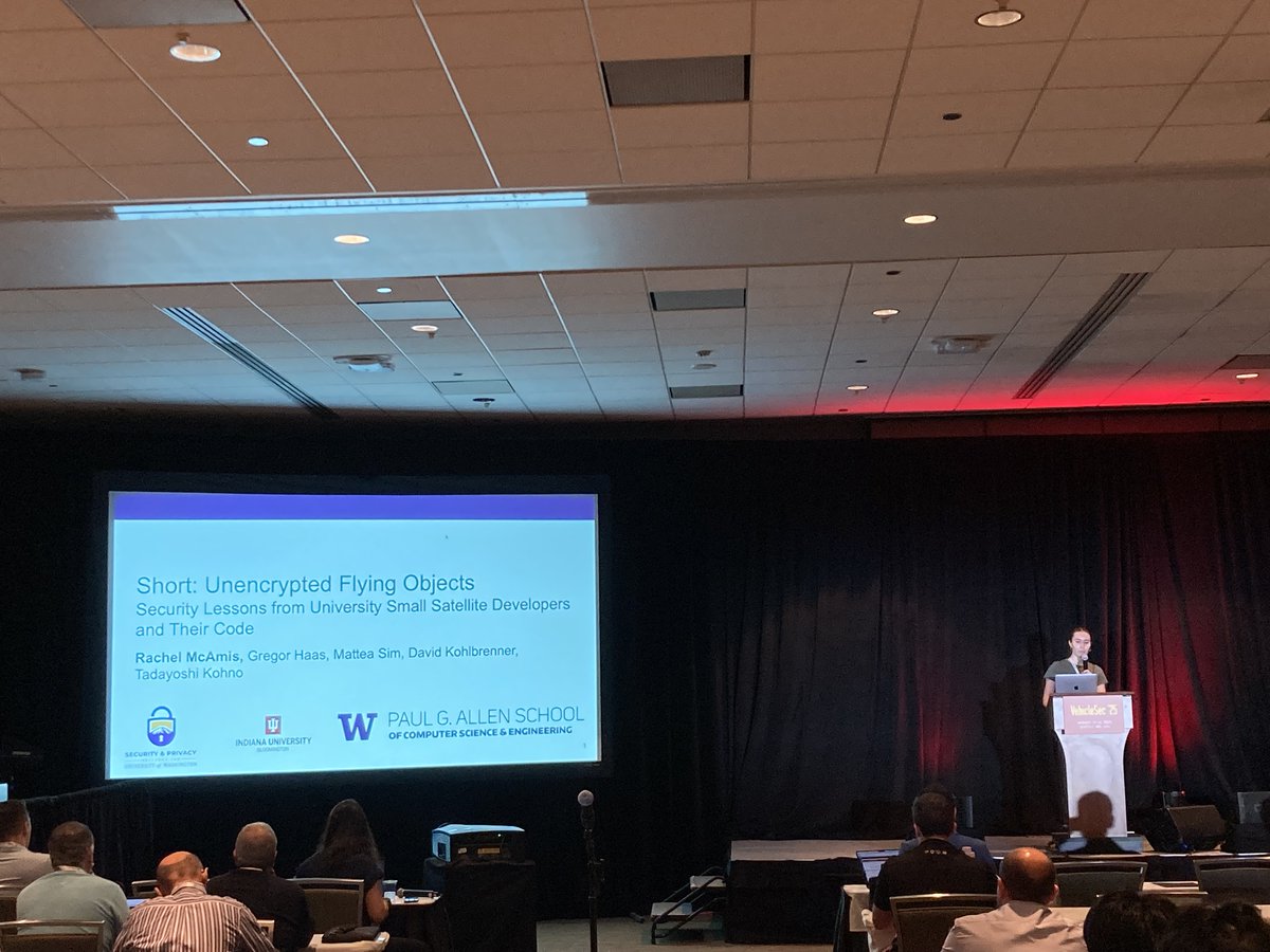 "Human Aspects of Vehicle Security and Privacy" Session!