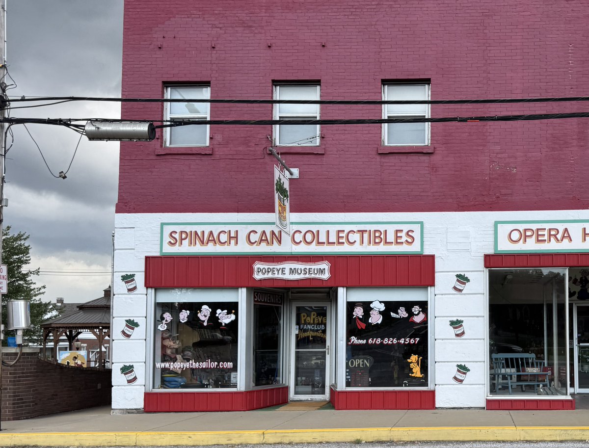 A dreary Sunday in Chester, Illinois