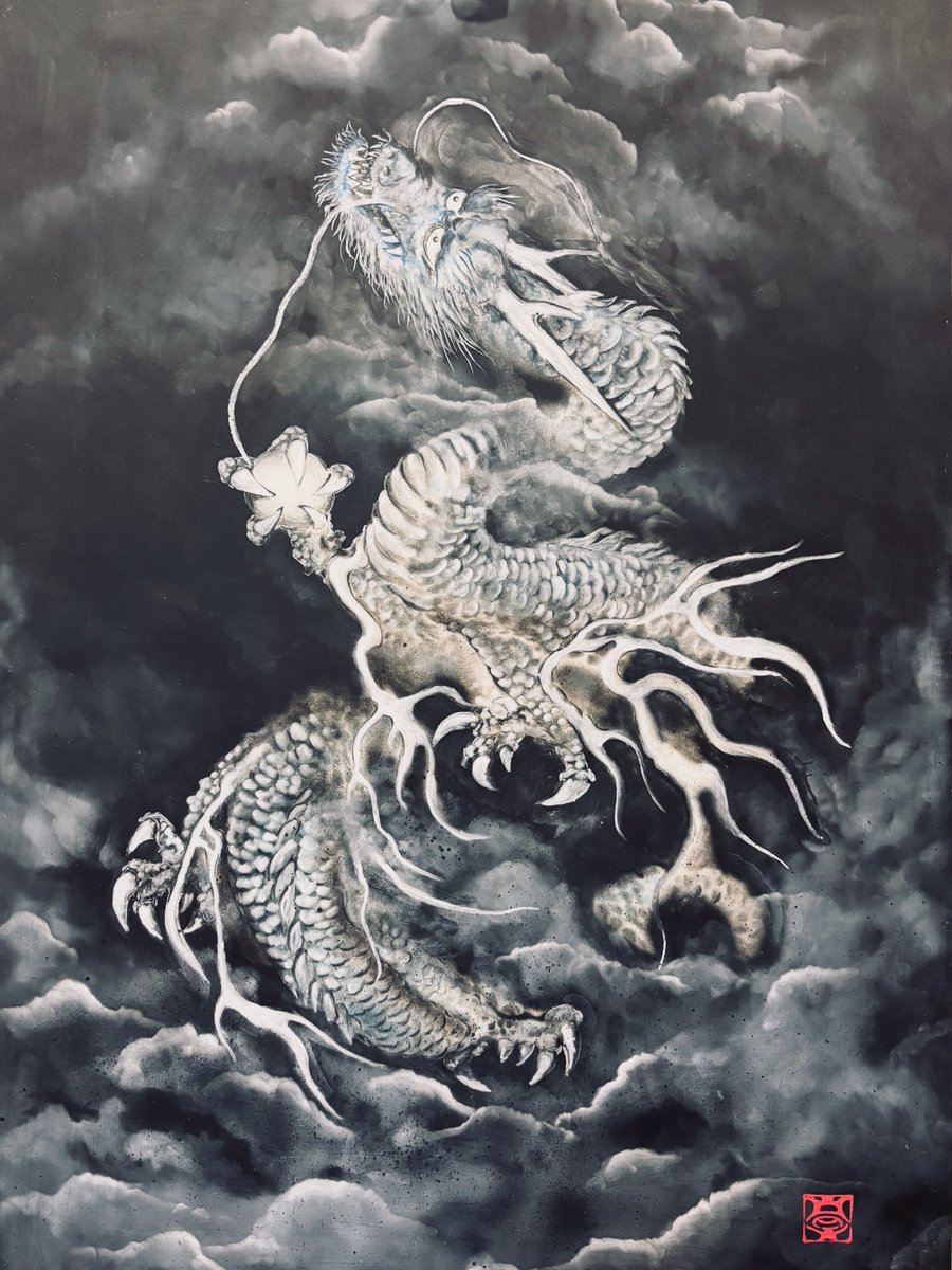 「完」

#青龍
#昇龍
#パステル
#絵画