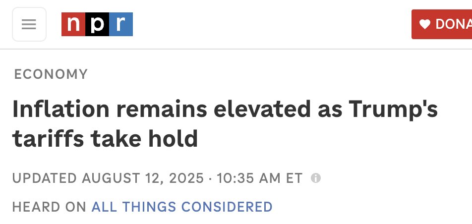 Reminder: Sellout Stefanik supports Donald Trump’s tariffs.

To her, making life more expensive for New Yorkers is just the price of pleasing Donald Trump.