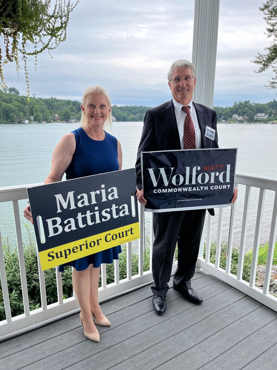 🚨 Every Election Matters 🚨

This year we have big judicial races on the ballot! These judges impact our lives and shape how the law is applied for EVERYONE in the Commonwealth.

This November we need to elect:
⚖️ Maria Battista for Superior Court
⚖️ Matt Wolford for