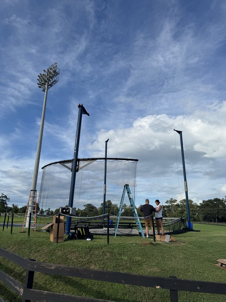 Berry Cross Country / Track & Field (@berryxctf) on Twitter photo Track equip is 💵💰so make sure to go with a Co that stands by their stuff and is always trying to improve. For us, it is <a href="/GillAthletics/">Gill Athletics</a>
Excited to improve on our Hammer cage w/ new rear entry system installed yesterday! 1st school to get it! Thanks <a href="/MikeCunningham/">I ❤️ T&F Coaches!</a>! Track equip is 💵💰so make sure to go with a Co that stands by their stuff and is always trying to improve. For us, it is <a href="/GillAthletics/">Gill Athletics</a>
Excited to improve on our Hammer cage w/ new rear entry system installed yesterday! 1st school to get it! Thanks <a href="/MikeCunningham/">I ❤️ T&F Coaches!</a>!