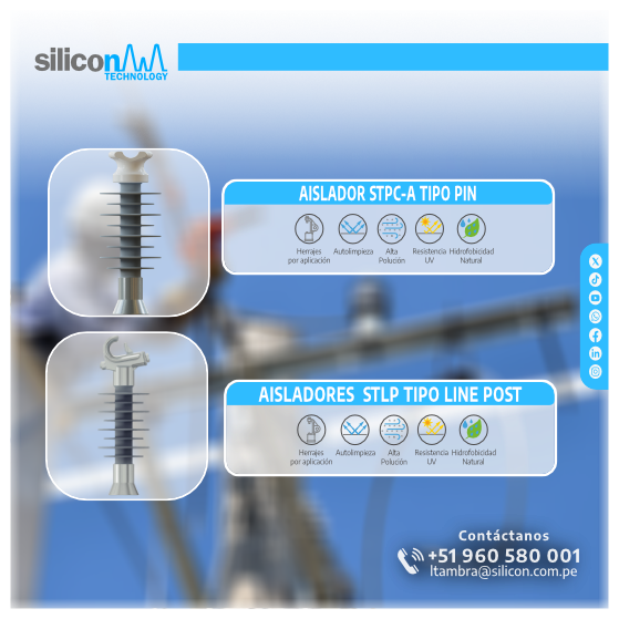 _silicontech's tweet image. 🔌 Aisladores poliméricos tipo pin, suspensión y line post son la mejor opción para redes de media tensión: resistentes, livianos y eficientes.
✉️ ltambra@silicon.com.pe
📲 +51 960 580 001
#SiliconTechnology #AisladoresPoliméricos #MediaTensión #EficienciaEléctrica