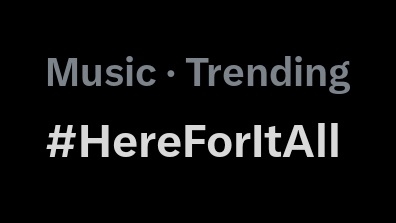 RJ (@legendarytingz) on Twitter photo .<a href="/MariahCarey/">Mariah Carey</a>'s "Here For It All" is currently trending on "X" under Entertainment & Music! Let's keep it trending and get those Pre-Save Numbers for the Album up.
Reply #MariahCarey, #HereForItAll & the Pre-Save Link: ⤵️
symphony.to/mariah-carey/h… .<a href="/MariahCarey/">Mariah Carey</a>'s "Here For It All" is currently trending on "X" under Entertainment & Music! Let's keep it trending and get those Pre-Save Numbers for the Album up.
Reply #MariahCarey, #HereForItAll & the Pre-Save Link: ⤵️
symphony.to/mariah-carey/h…