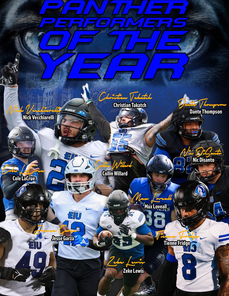 All offseason these men set the standard in the weight room, classroom, and community 💪📚🤝 — here are your Panther Performers of the Year🔥🏆

#WeNotMe | #BleedBlue | #WinTheDay