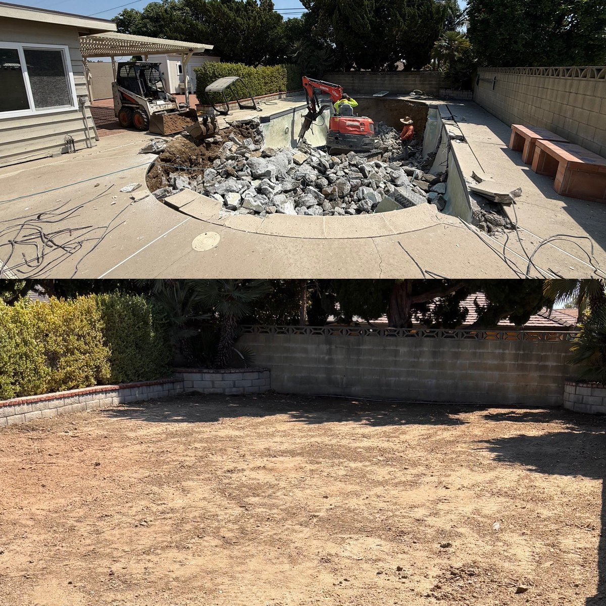 pooldemo's tweet photo. 2 more for yall in the Inland Empire 😅🤠 #pooldemo https://t.co/yD6AFaccd1