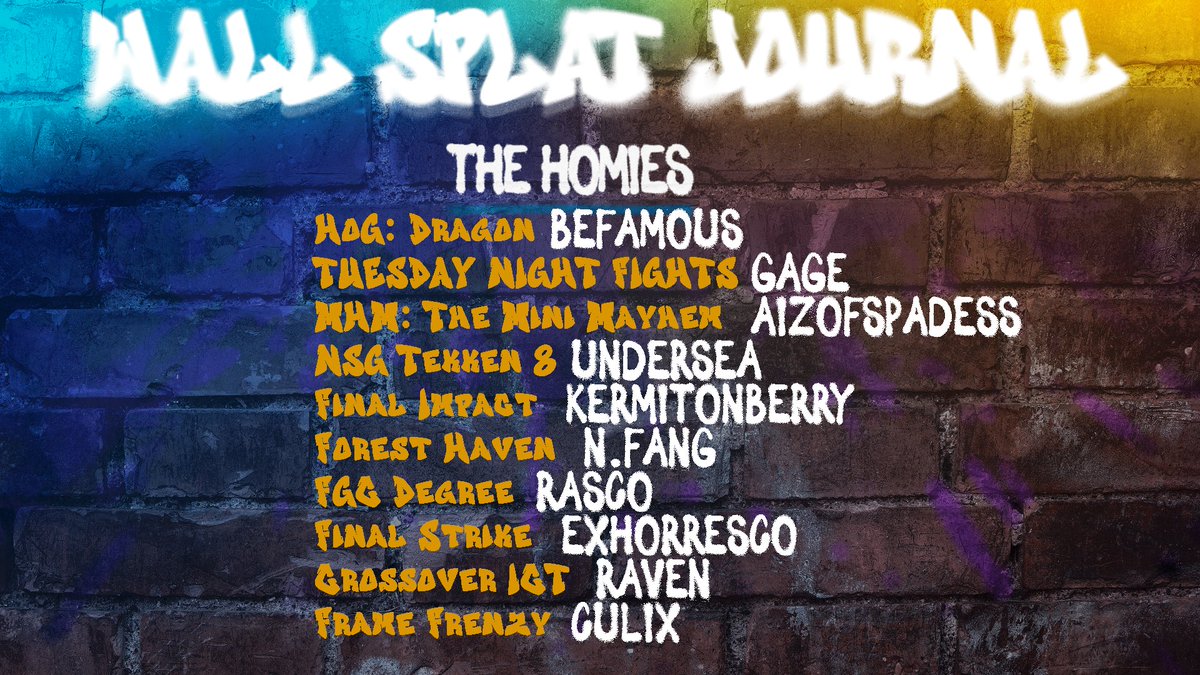 &lt;32 Entrant Winners:
<a href="/ChaoticPerfe/">✝️ 4tress | ChaoticPerfectionASMR :3</a>
<a href="/sakura_pixie/">Sakura Pixie</a>
@TK_Sahar
<a href="/EricSpellsRice/">ECHAN</a>
<a href="/carrulo7/">Addicted | Carrulo</a>
<a href="/Ssjxscorpionx/">SSJxscorpionx AKA D1TortaPounder</a> 
<a href="/Matt_Tekken/">Matthew Spangler</a>
@GlutesTK
<a href="/TundraLK52o/">MADHouse | Tundra</a>
<a href="/JusExcellent/">J-Excellent</a>
TheMayor
Azeem
JJBreeze
<a href="/XxKneena/">| Xx_kneena_xX</a>
<a href="/DivineExorcist4/">DivineExorcist4</a>
<a href="/ICHIGOWI/">Sergei Strokinov</a> 
<a href="/tyler_beecroft/">ty</a> 
<a href="/nfang_tk/">Peter</a> 

Congrats to all the local champs!!