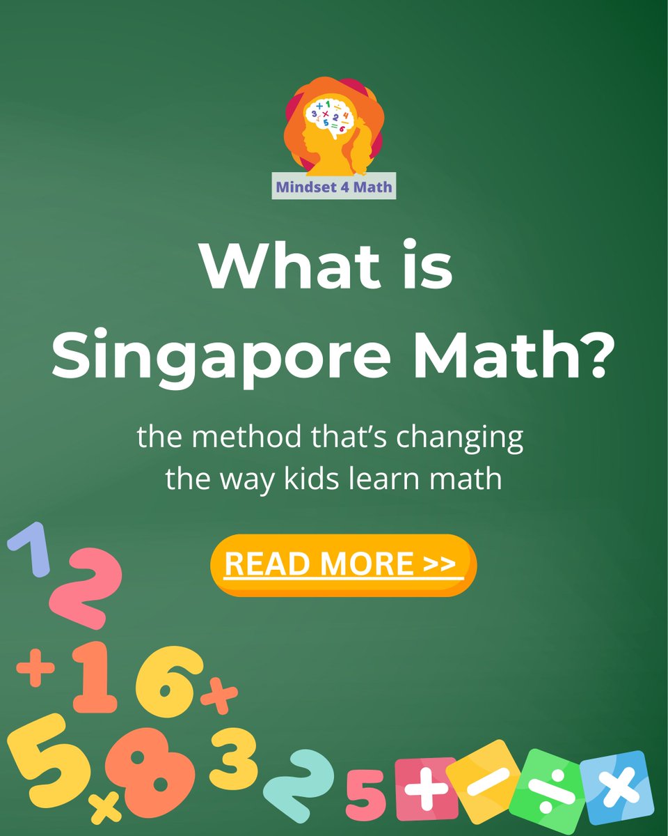 Mindset4math's tweet image. Ranked #1 in the world for math achievement.
Adopted by top-performing schools worldwide.
But what exactly is Singapore Math—and why does it work so well?
Find out in Mindset 4 Math's latest blog post.
mindset4math.com/what-is-singap…
#mindset4math #SingaporeMath #math #mathematics