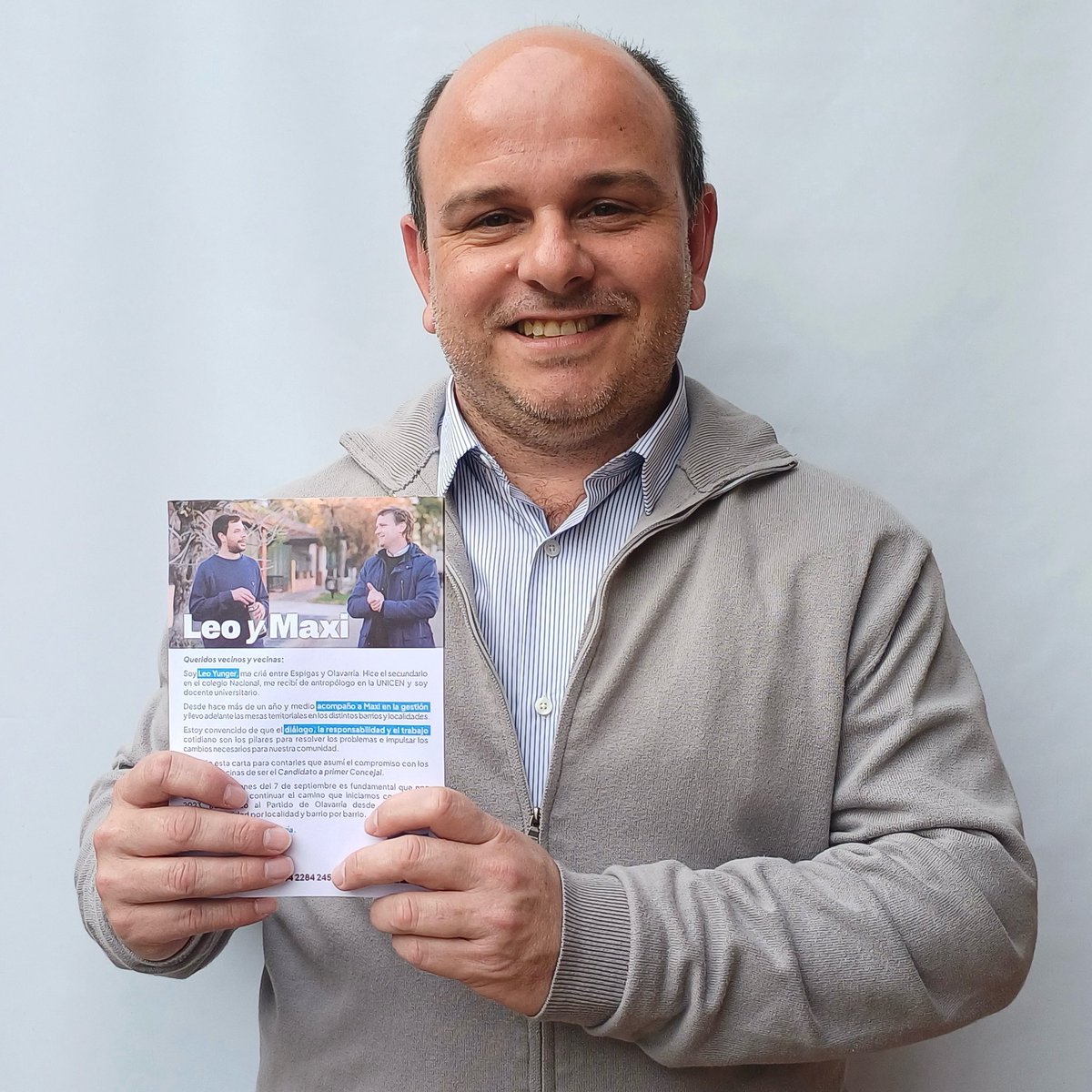 OlavarriaFR's tweet photo. Gastón Sarachu, candidato a Concejal, junto a Maxi y Leo Yunger. 
Por una mejor Olavarría #FuerzaPatriaOlavarría https://t.co/dFj5Nfk6ng