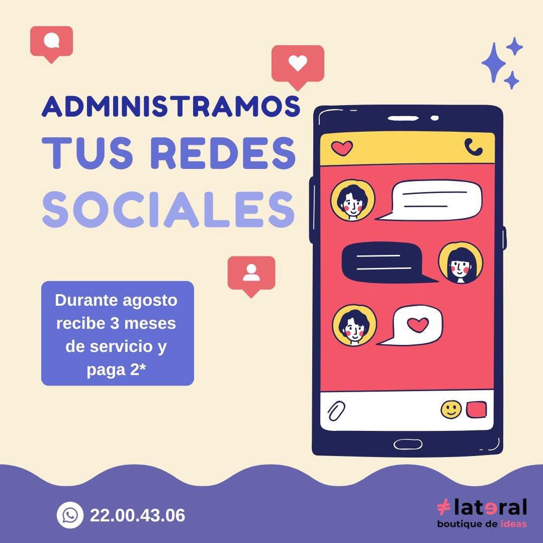 IdeasLateral's tweet photo. 🚀 Durante TODO AGOSTO aprovecha nuestra promo:
🎁 3x2 en administración de redes sociales
(Paga 2 meses y te damos el 3º GRATIS)
📲WhatsApp: 2222 00 43 06

#SocialMediaMarketing https://t.co/4VOjMGaex1
