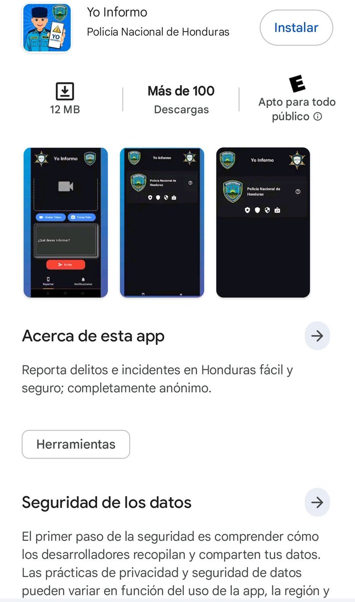 fuera_xiomara's tweet photo. La aplicación #YoInformo de la @PoliciaHonduras es una réplica exacta de la app del régimen de Venezuela #VenApp usada para perseguir a manifestantes tras el fraude electoral en Venezuela y perseguir a líderes de la oposición política. https://t.co/XDGtRSPQVU