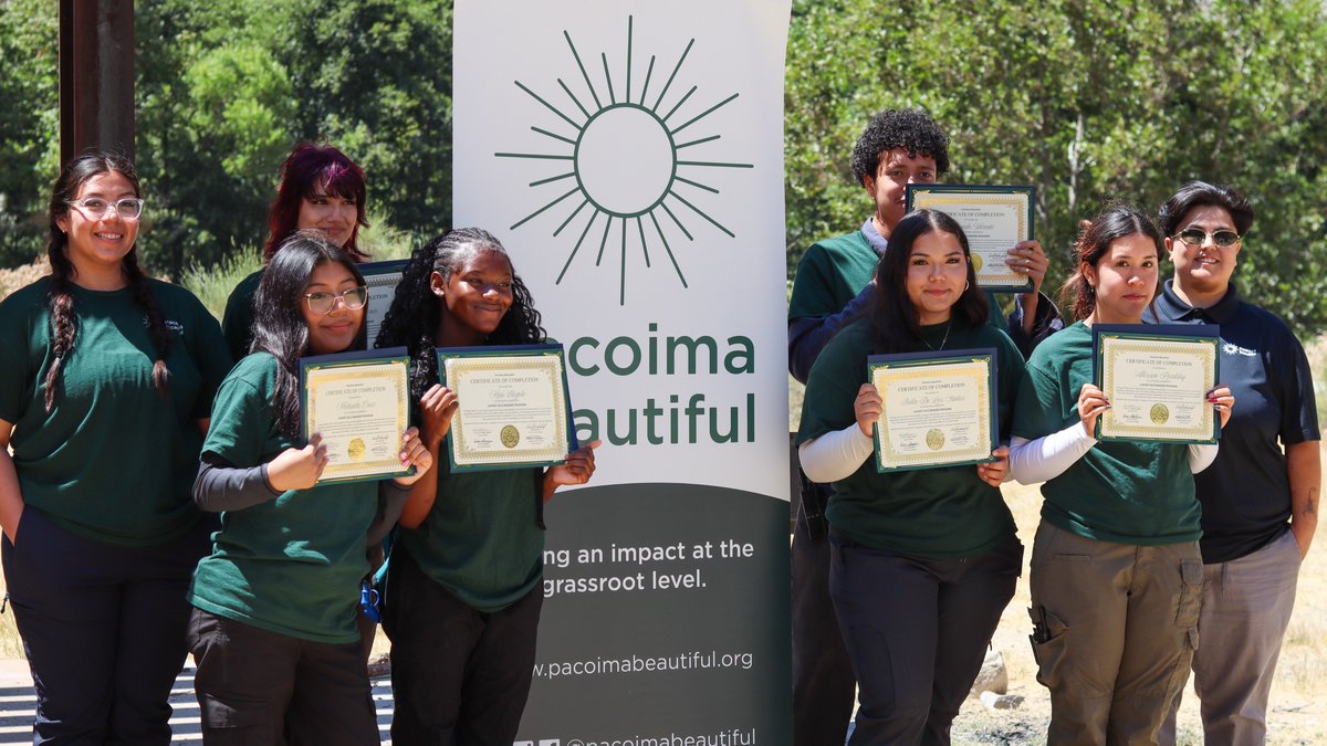 Pacoima Beautiful (@pb__community) on Twitter photo Congratulations to our 6 Junior Field Rangers on completing the program! Over the past 6 weeks, they’ve done incredible work! They wrapped up the program at Wildwood Picnic Site, where they led a cleanup hike for their families and shared what they’ve learned. Congratulations to our 6 Junior Field Rangers on completing the program! Over the past 6 weeks, they’ve done incredible work! They wrapped up the program at Wildwood Picnic Site, where they led a cleanup hike for their families and shared what they’ve learned.