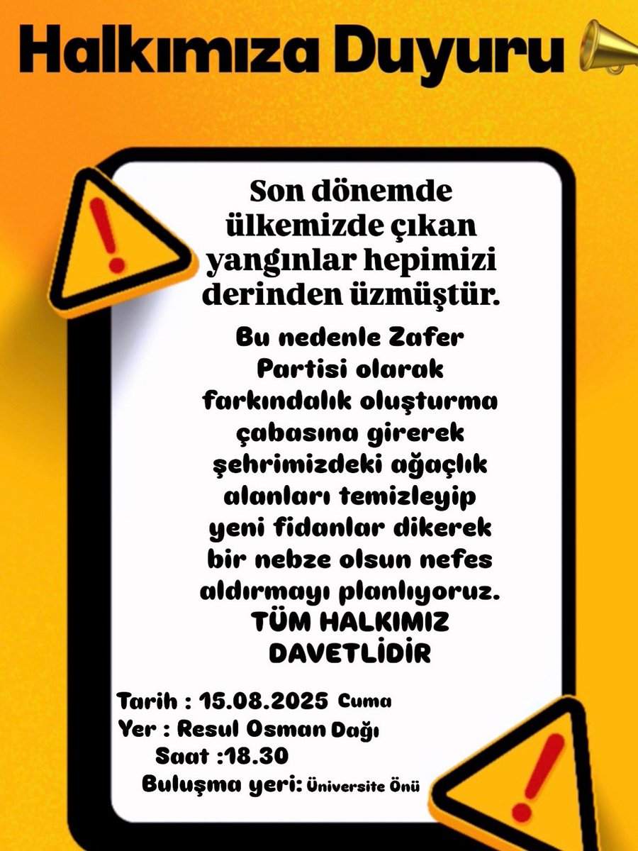 Detaylar için İletişime geçebilirsiniz. 

#ZaferinGençleriSahayaÇıkıyor