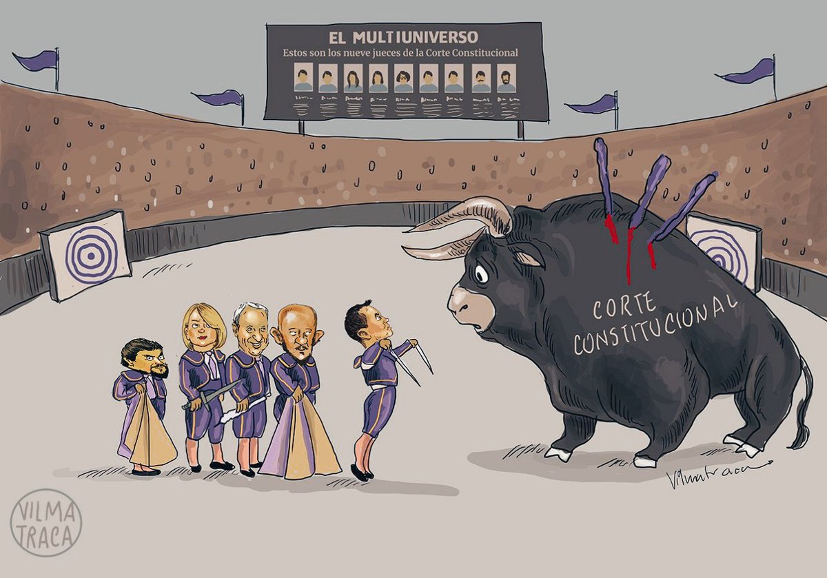 #CorteConstitucional #CartonNoboa #DiarioElUniverso #Ecuador #Vilmatraca