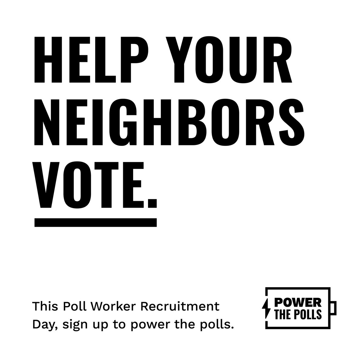 As extremists continue to undermine our democracy and attack our voting rights, ensuring every voter’s voice is heard has never been more important.

Become a poll worker with #PowerThePolls and help keep our elections safe, fair, and free: powerthepolls.org/lcv