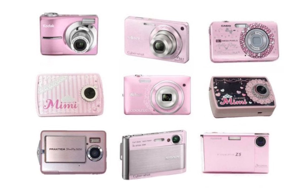 heartipink's tweet photo. pink digital cameras https://t.co/O8AxLCcv3B