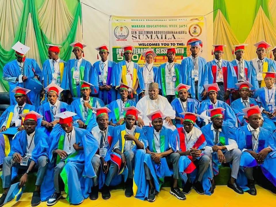 A total of 899 Students are currently under FULL Scholarship sponsored by Sen. Kawu Sumaila OFR across all the 171 political Wards in Kano South senatorial district.