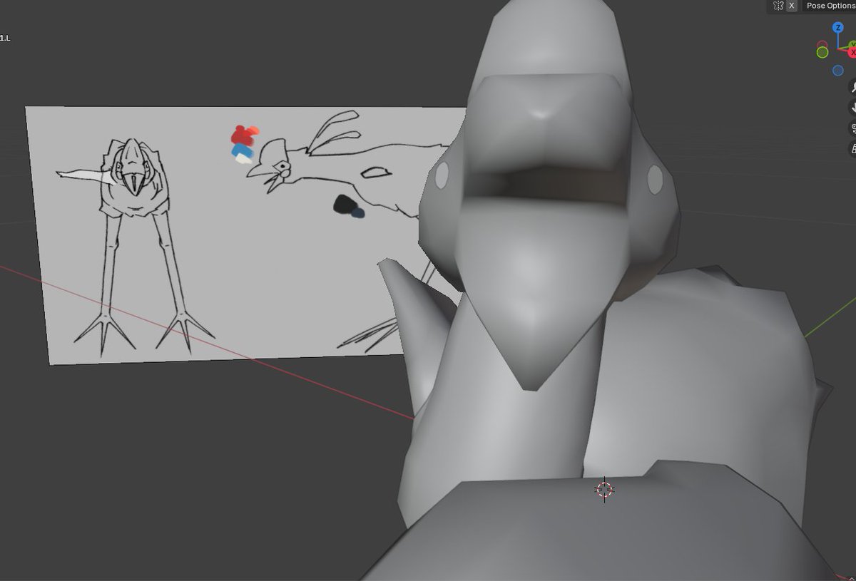 finally got the first half of rigging done for the poke'poke' and this is the first thing i do with it