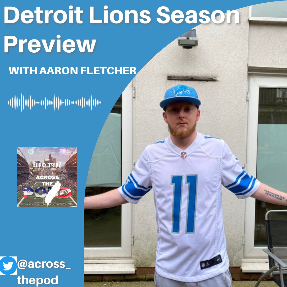 Across The Pod (@across_thepod) on Twitter photo Team season preview 24/32 is now out, as <a href="/AndyDaviesSport/">Andy Davies</a> was joined Detroit Lions fan <a href="/LionsGuyFletch/">Fletch 🏈🇬🇧</a>.
They discuss the loss of coordinators, Aidan Hutchinson’s return and much more, including predicting their record in our 'Win, Loss, Tie' segment.
#OnePride #NFL #Lions Team season preview 24/32 is now out, as <a href="/AndyDaviesSport/">Andy Davies</a> was joined Detroit Lions fan <a href="/LionsGuyFletch/">Fletch 🏈🇬🇧</a>.
They discuss the loss of coordinators, Aidan Hutchinson’s return and much more, including predicting their record in our 'Win, Loss, Tie' segment.
#OnePride #NFL #Lions