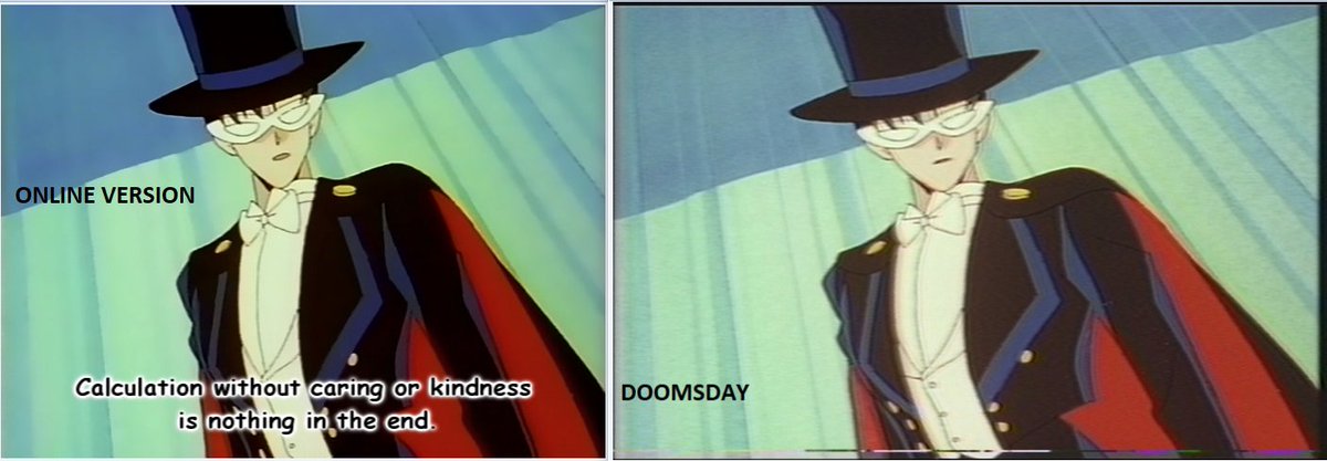 🌙✨ BIG NEWS! ✨🌙

The Sailor Moon S: Answer the Moon Call VHS has been successfully preserved via Doomsday! 🎉

Donors will get a link to the raw lossless files soon 💖 

Next up: translation &amp; our next preservation project.

📷 See the stunning comparison shots below!