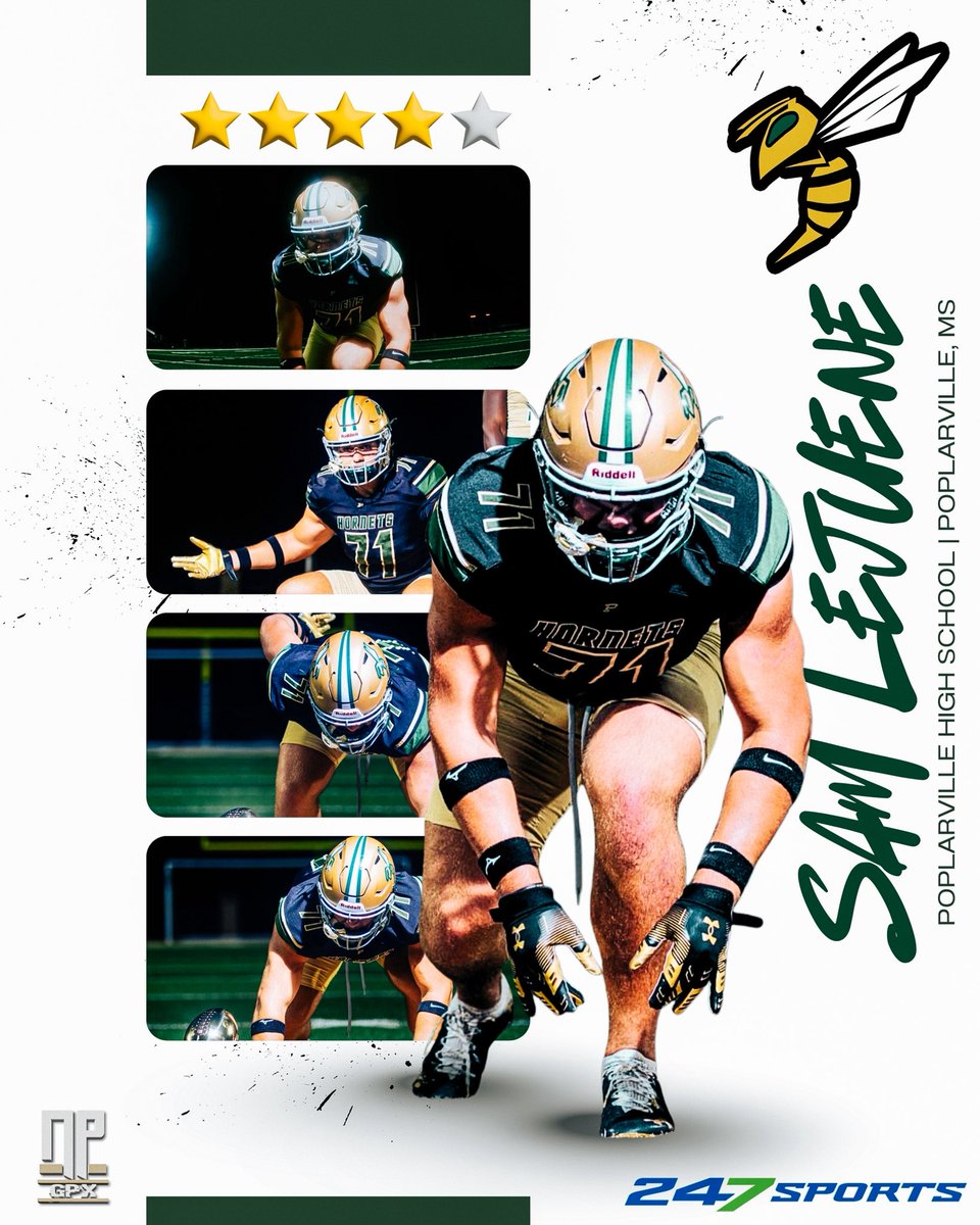 Sam LeJuene (<a href="/sam_lejeune08/">Sam LeJeune</a>), the class of 2027 <a href="/247Sports/">247Sports</a> 4⭐️ defensive lineman from Poplarville High School (Poplarville, MS), visits with Rion Young from Gene’s Page about the upcoming 2025 season and his current recruitment process. 🐝

247sports.com/college/missis…