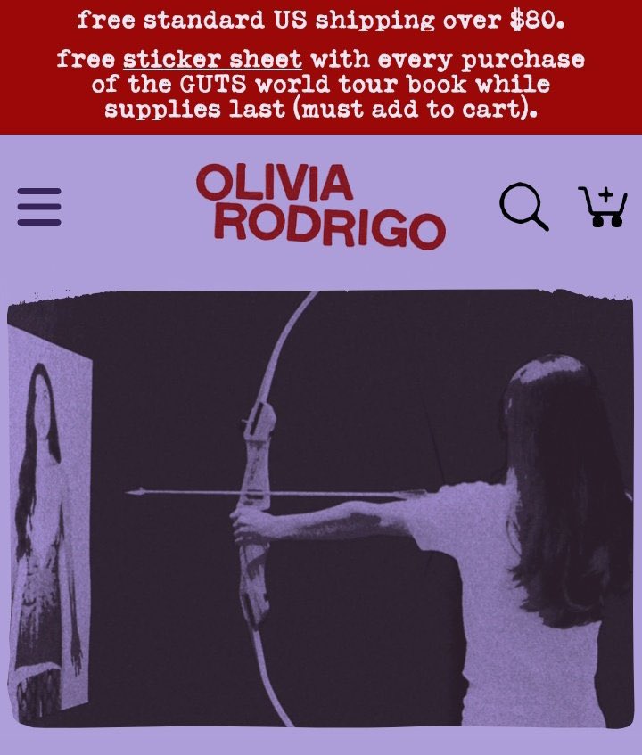 allurequinn's tweet image. olivia rodrigo’s purple website is shifting to red ahead of new era #OR3