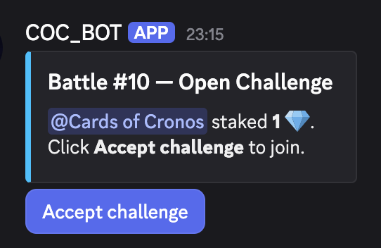 CardsCronos's tweet photo. Do you accept the challenge? 🃏 

#CardsOfCronos #Cronos #CronosChain $CRO https://t.co/qniAR0HJTR