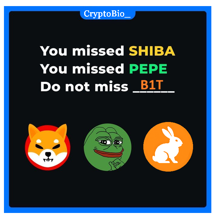 bittoshimo's tweet photo. @CryptoBio_ #B1T ! https://t.co/aTClynQ1T8