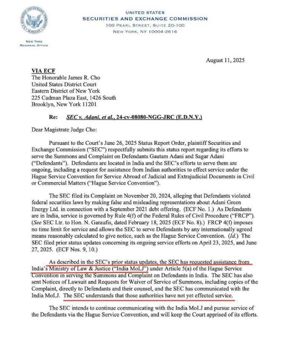 Honest question: Is the Government of India quietly protecting Adani? If not, why do their actions so often seem to benefit him?