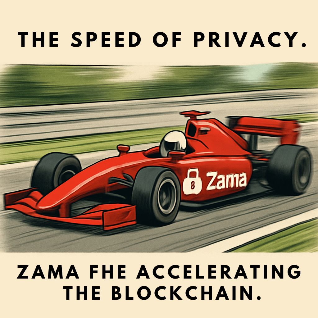 Oxwill_'s tweet image. 🏎️ The speed of privacy: @zama_fhe  accelerating the blockchain! 💨 #ZamaFHE #PrivacySpeed #FastBlockchain #ZamaCreatorProgram