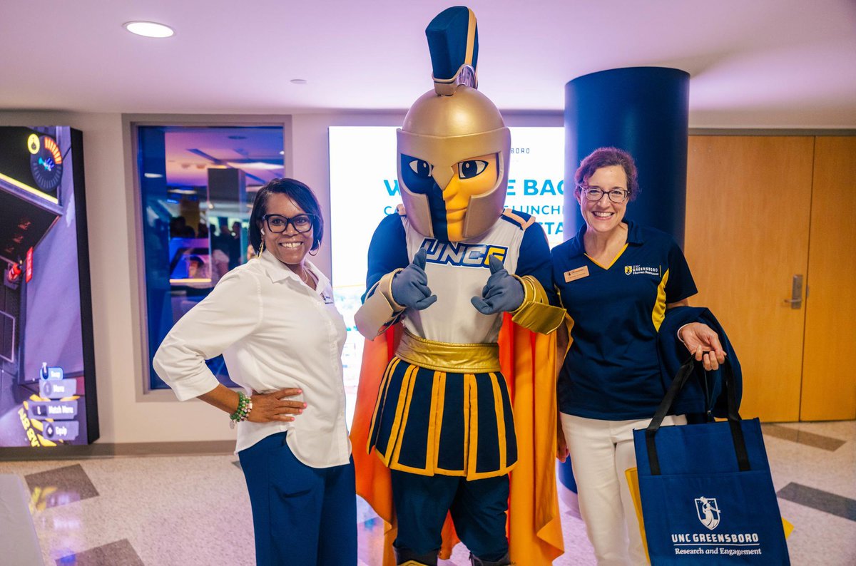 UNCGChancellor's tweet photo. With just a week to go before the first day of class, Spartan faculty and staff are reconnecting with their colleagues and preparing to welcome students back to campus. We're ready to move #ForwardTogether!
#Back2UNCG #UNCGWay https://t.co/sjtqoFjl5M