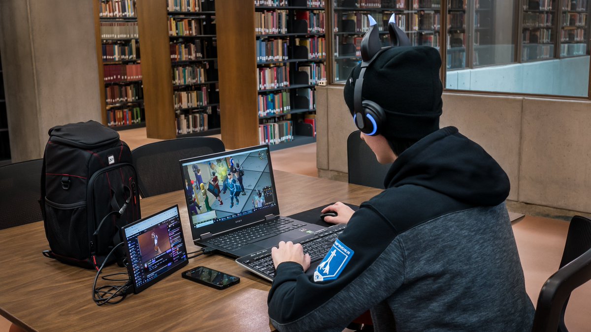 ArcticRev's tweet photo. Took my laptop to the public library today to unwind and relive the nostalgia of when I used to go to there as a kid to play RuneScape ~ ⚔️ https://t.co/flSeheGpg5