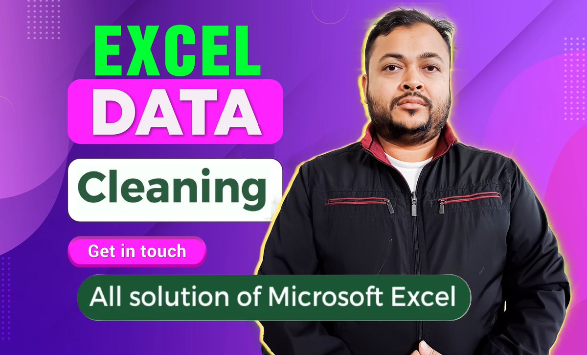 SohelRa33242866's tweet image. 🧹 Tired of messy Excel data?
I’m Sohel Rana — I’ll help you:
✔️ Remove duplicates
✔️ Split names/addresses
✔️ Merge files
✔️ Clean & format spreadsheets
📥 Order now: fiverr.com/s/BRee6gy
#ExcelHelp
#DataCleaning
#FiverrExpert
#GoogleSheets
#SpreadsheetFix