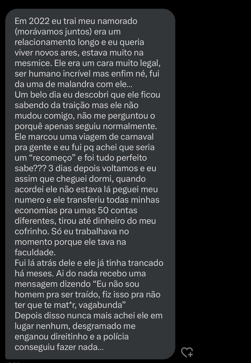 Confissoes pra ler cagando 𝕏 tweet media