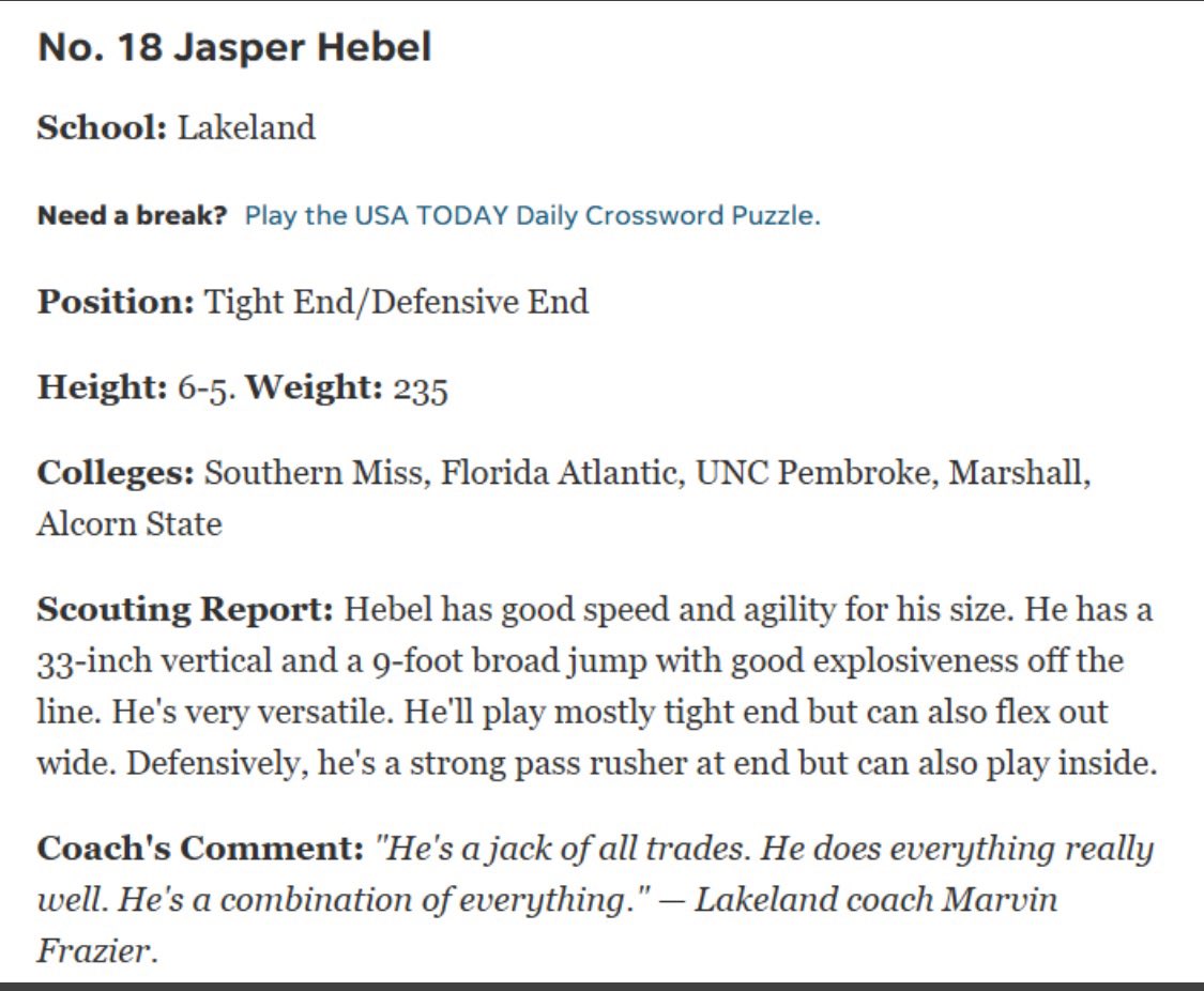 Jasper Hebel (@jhebel88) on Twitter photo Thank you <a href="/theledger/">The Ledger</a> for including me in the super 16 for Polk county’s football standouts I am greatful for everything and will continue to work!⚓️💪🏼 <a href="/damheswift_3/">Tariq Young III 🍀</a> <a href="/coachhenn12/">Henderson Taylor</a> <a href="/LHSNaughts/">Lakeland Dreadnaughts Athletics</a> <a href="/CountyPolk/">PCGridiron</a> <a href="/H2_Recruiting/">Hasani (H2) | Football Recruiting</a> <a href="/polk_way/">PolkWay</a> <a href="/DylanOliver23/">PolkwayDylan</a> <a href="/tampafootballFL/">Tampa Bay Football</a> <a href="/RealNews102/">Drew Johnson</a> Thank you <a href="/theledger/">The Ledger</a> for including me in the super 16 for Polk county’s football standouts I am greatful for everything and will continue to work!⚓️💪🏼 <a href="/damheswift_3/">Tariq Young III 🍀</a> <a href="/coachhenn12/">Henderson Taylor</a> <a href="/LHSNaughts/">Lakeland Dreadnaughts Athletics</a> <a href="/CountyPolk/">PCGridiron</a> <a href="/H2_Recruiting/">Hasani (H2) | Football Recruiting</a> <a href="/polk_way/">PolkWay</a> <a href="/DylanOliver23/">PolkwayDylan</a> <a href="/tampafootballFL/">Tampa Bay Football</a> <a href="/RealNews102/">Drew Johnson</a>