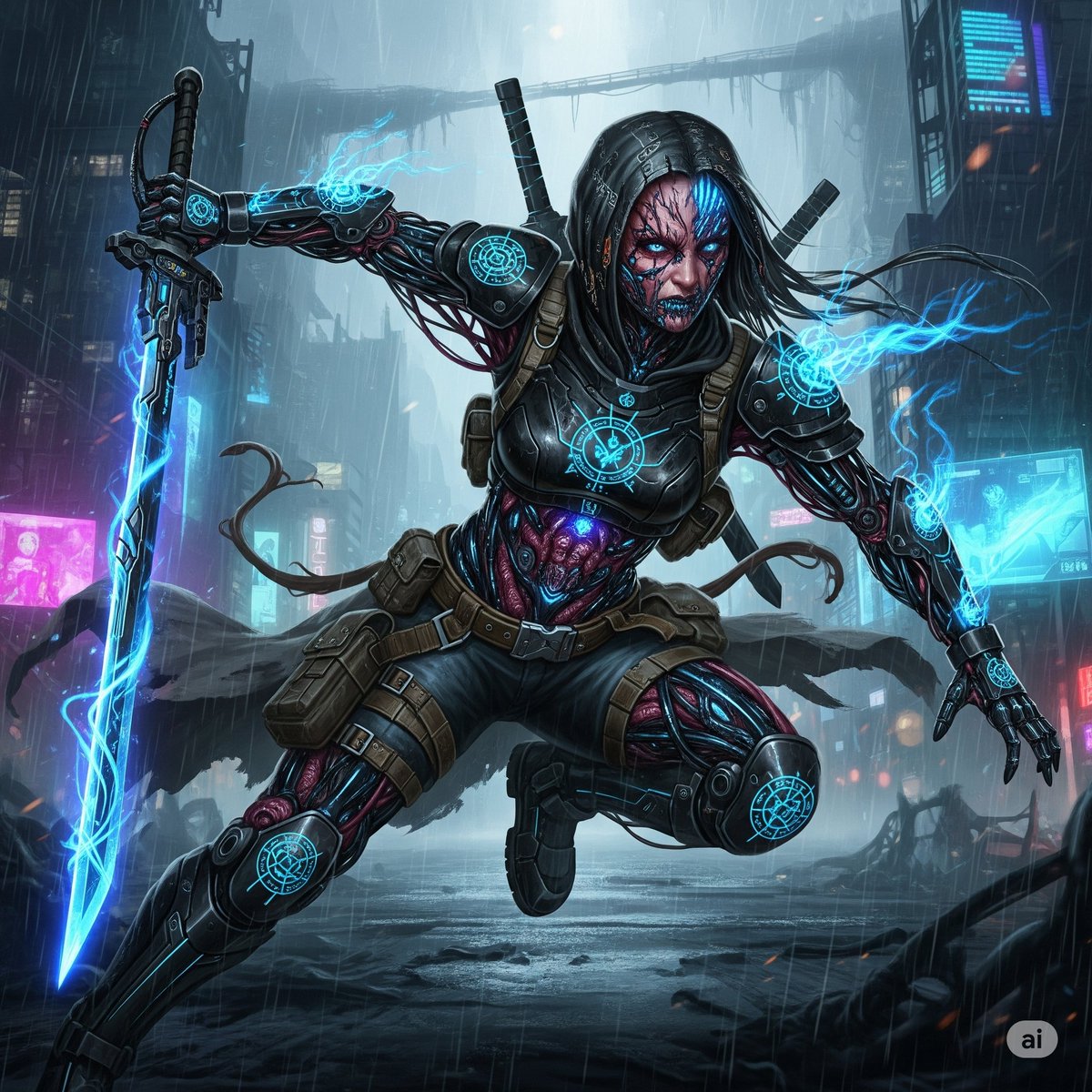 ExoOperator's tweet image. I&apos;m thinking of selling some NFTs via @AgentNyla thanks to @wendottools I mint without a marketplace. So why not ?
#cyberpunk #aiart #arcanecircuitry #NFTs #algorandnft