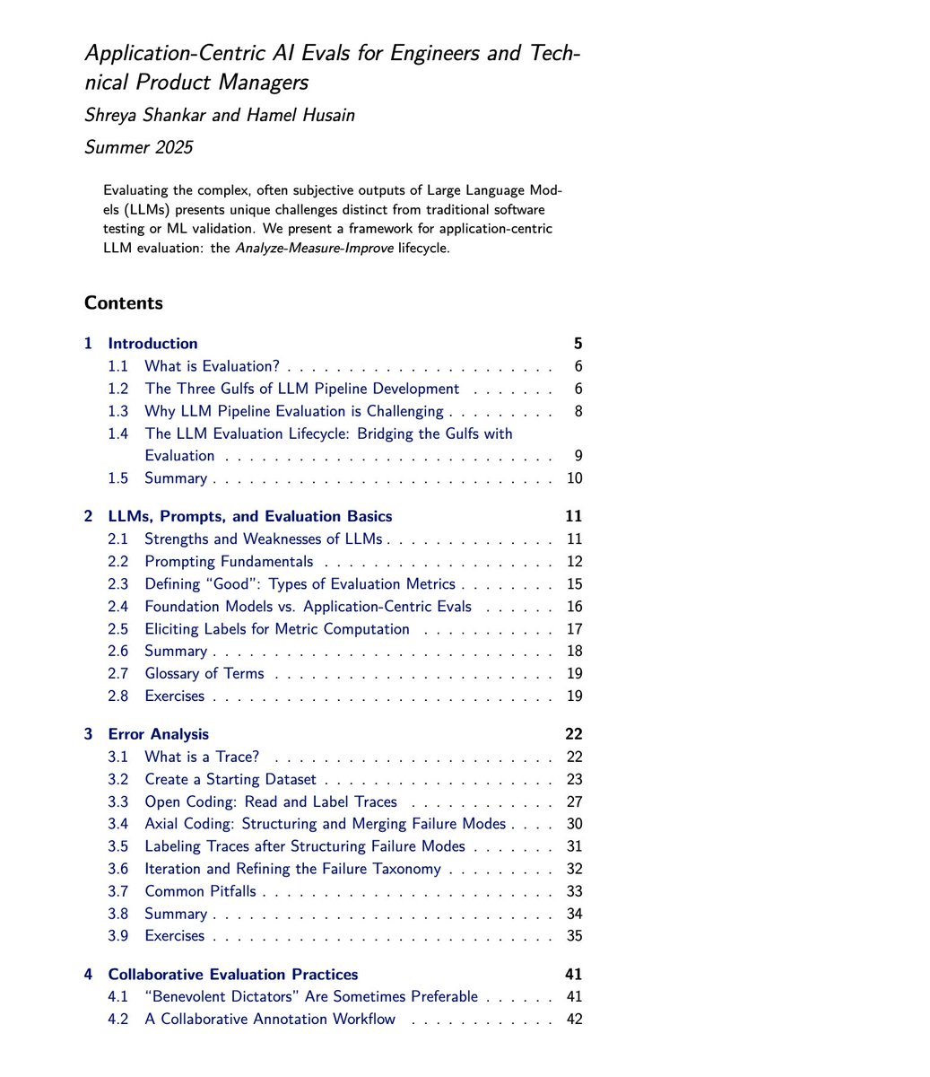 sh_reya's tweet image. Fall semester is starting, and many universities are rolling out AI engineering courses.

If you teach an AI engineering course at your university, email me at shreyashankar@berkeley.edu or DM me for a free copy of our 11-chapter, 166-page course reader to share with your…