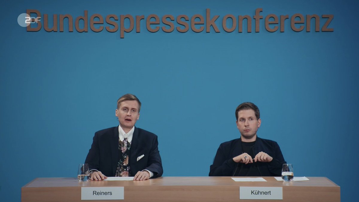knueppeldick's tweet image. #Kühnert und #Reiners im ZDF, wie sie #Klöckner und #Pilawa plagiieren, ohne vom Liebesglück zu wissen, indem diese Berlins B P K narren, 2025, wie #Lauterbach, im Schlepptau: #Drosten, des #SystemSpahn 2020, befeuert des Flickenteppiches -Inzidenz, nein, diesseits’ Podcast!