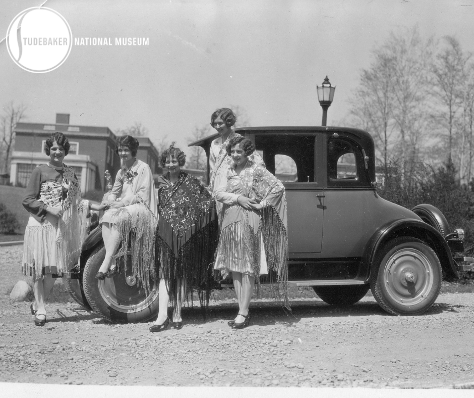 Step back in time with style! This image from the Museum Archives shows these classy ladies posed next to a 1927 Standard Six. What stands out more- the fashion of the time or their wheels of choice?