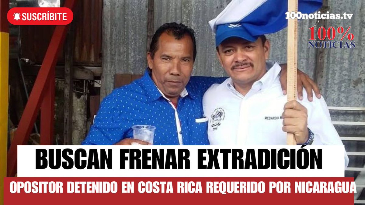 100noticiastv's tweet image. #Campesinos buscan frenar extradición de opositor detenido en Costa Rica requerido por #Nicaragua youtube.com/watch?v=xG_7wX…