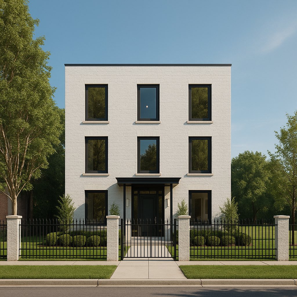 I’ve been seeing someone post this flat front building on X for a year or two and really like. Decided to do something about it so a small 1/2 acre lot with proper zoning is under contract. Expecting ridiculous rents.