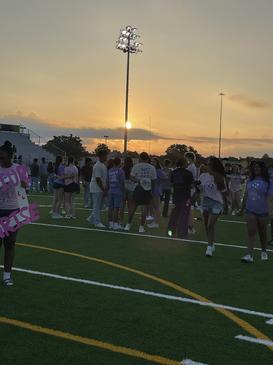When I am with the senior class for their Senior Sunrise, I get to see the best kids enjoying the first of their lasts.  I love it! <a href="/jvhsprincipal/">Ms. Wiley</a> <a href="/JerseyVillageHS/">Jersey Village HS</a>