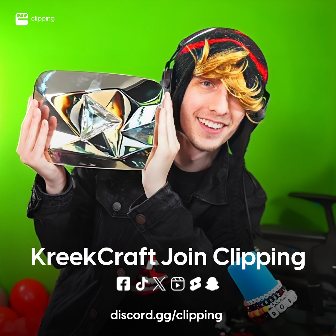 🚨 Get PAID to clip for KreekCraft!🚨

🔗 - discord.gg/5My6zfJUFD