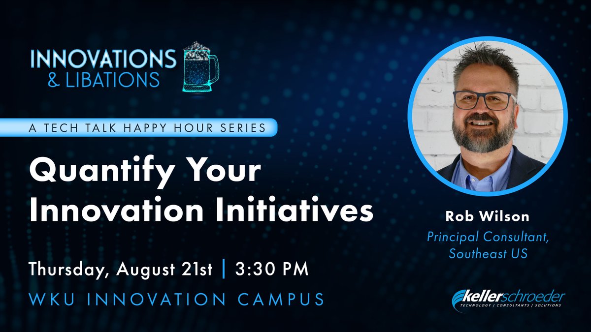 Our own Rob Wilson, Principal Consultant with over 30 years at Keller Schroeder, will guide you through transforming innovation from a cost center into a measurable, strategic asset with real ROI.
Register here: hubs.la/Q03CsGkQ0
#Innovations #ROI #Initiative