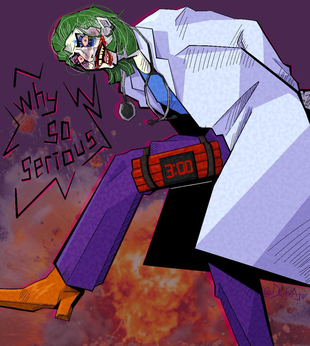 DustinAjar's tweet photo. drag king fem joker ??? dc #yuri ??? sure https://t.co/2g4S4UrVs3
