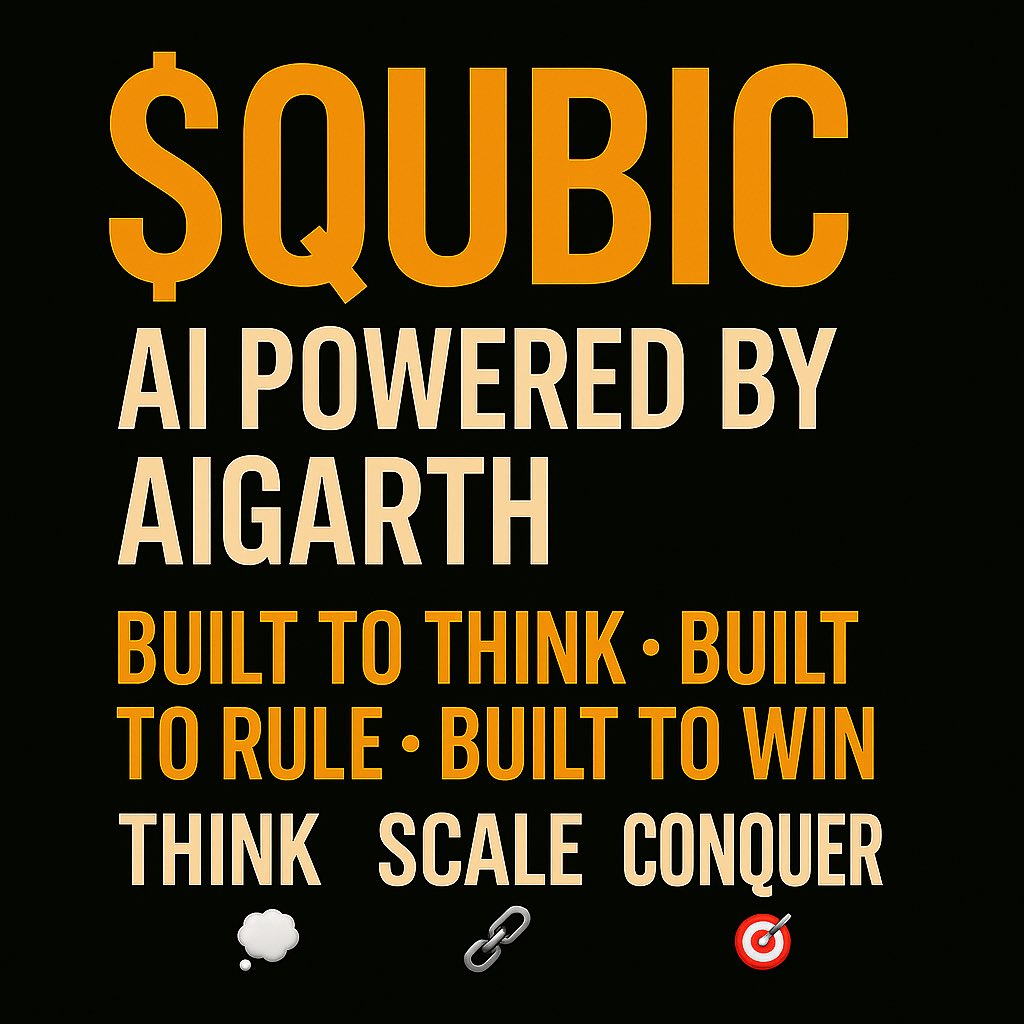 TheSurveyorCG's tweet photo. 🔥 $QUBIC vs $TAO – Clash of the Titans 🔥

$TAO showed the world what happens when Bitcoin 💰 meets GPT 🧠 —
a fusion of power and intelligence that shook the game.

But…
$QUBIC didn’t come to play.
It’s AI Powered by Aigarth ⚡
Built to Think • Built to Rule • Built to Win 💥
Think 💭 • Scale ⛓️ • Conquer 🎯

📌 If $TAO was the opening strike… 

$QUBIC is the counterattack.
Not just smart — autonomous.
Not just here to compete — 
Veni. Vidi. Vici.

🚀 Pick your champion… or hold both before the rest figure it out.