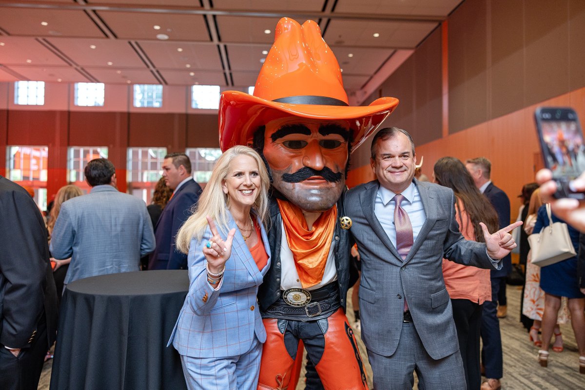 Oklahoma State Univ. (@okstate) on Twitter photo The #CowboyFamily came together today to recognize and celebrate the historic $250 million state funding appropriation for #okstateโs new veterinary teaching hospital.
<a href="/okstatepres/">Dr. Jim Hess</a> Jim Hess said this critical investment โ the largest state appropriation in university history โ The #CowboyFamily came together today to recognize and celebrate the historic $250 million state funding appropriation for #okstateโs new veterinary teaching hospital.
<a href="/okstatepres/">Dr. Jim Hess</a> Jim Hess said this critical investment โ the largest state appropriation in university history โ