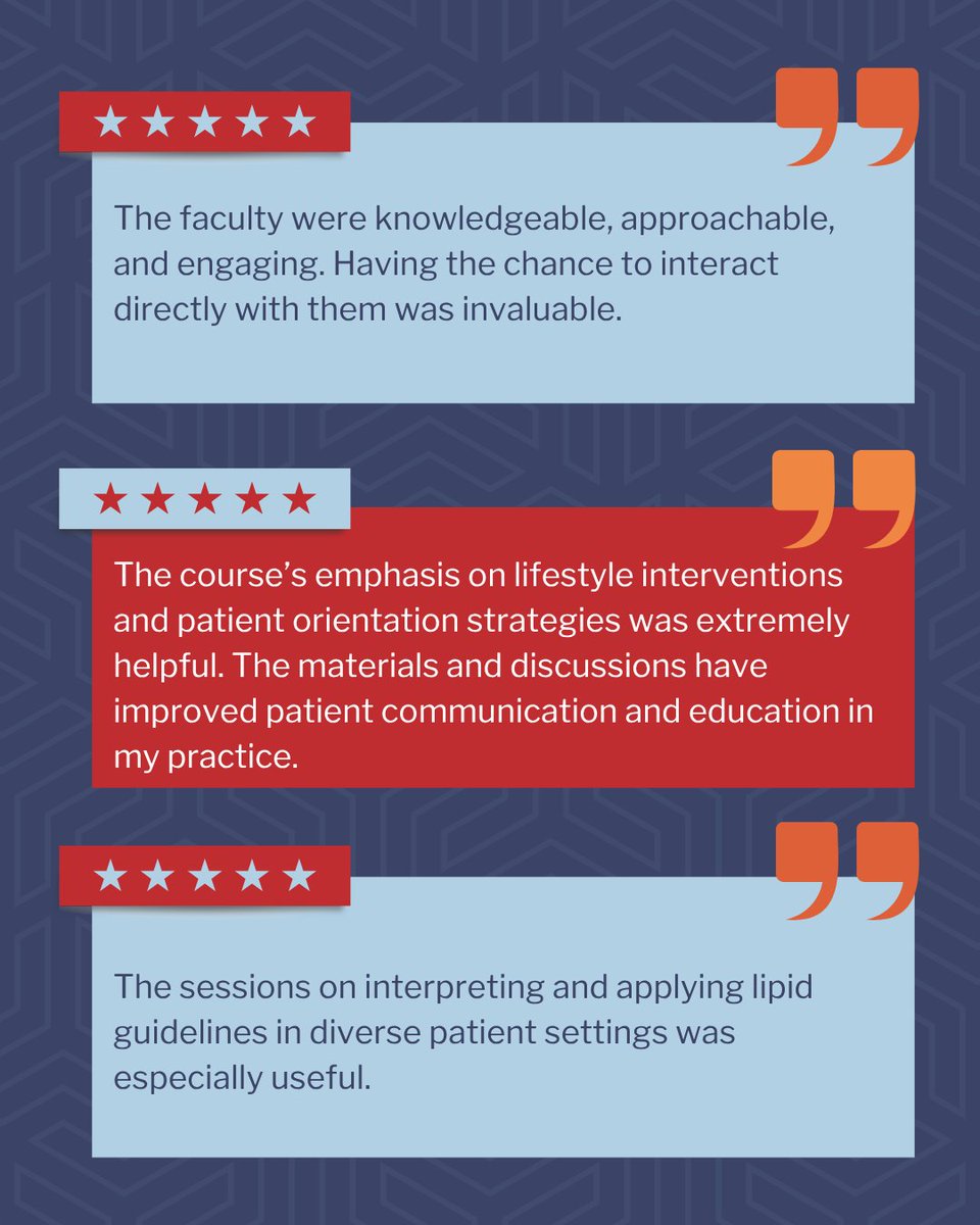 Hear why our summer Foundations of Lipidology attendees loved the course!

Want to deepen your knowledge of lipids and cardiometabolic health? Join us in Scottsdale, Oct. 17–19!

Learn more &amp; register: lipid.org/foundations 

#Lipidology #LipidScience #CardiometabolicHealth